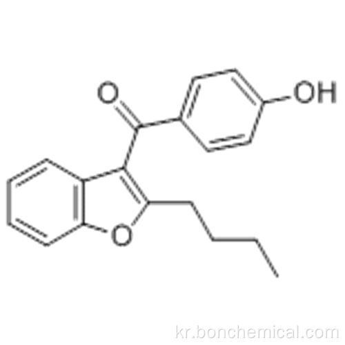 2- 부틸 -3- (4- 히드 록시 벤조일) 벤조 푸란 CAS 52490-15-0